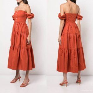 Staud Elio Tiered Dress